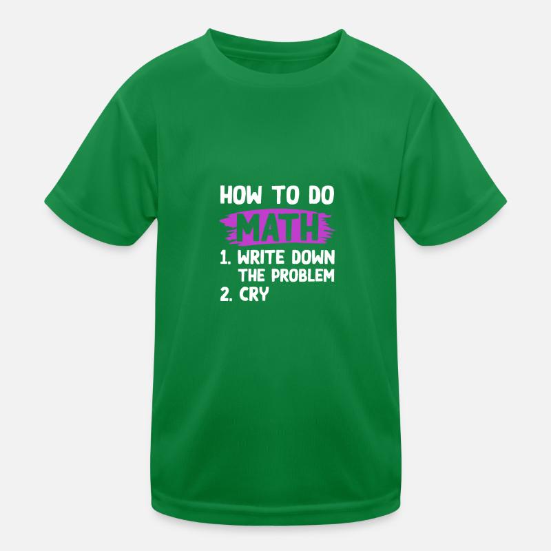 mathematik problem Kinder Funktions-T-Shirt