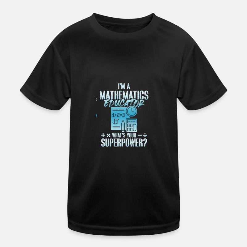 mathematics superpower Kids Functional T-Shirt