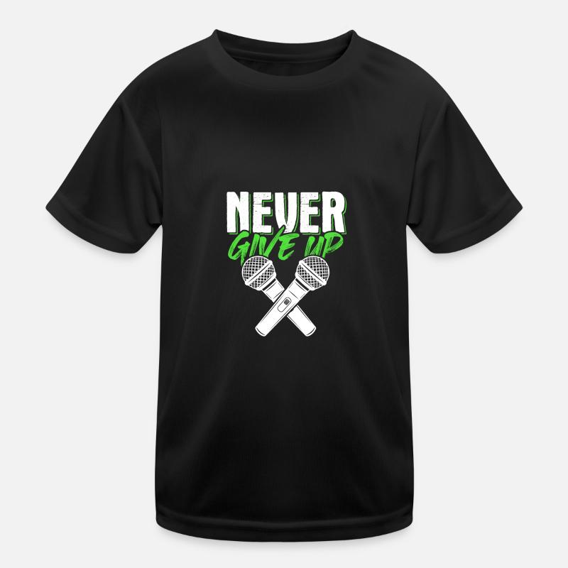 niemals aufgeben rap Kinder Funktions-T-Shirt