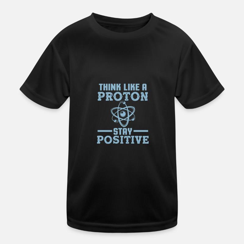 proton atom science Kids Functional T-Shirt