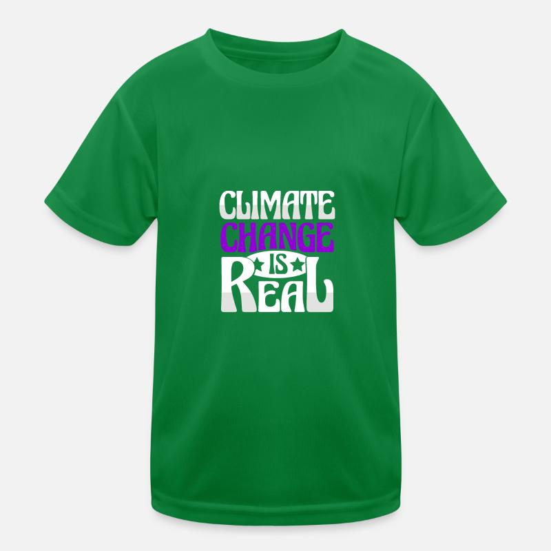 climate change protection Kids Functional T-Shirt