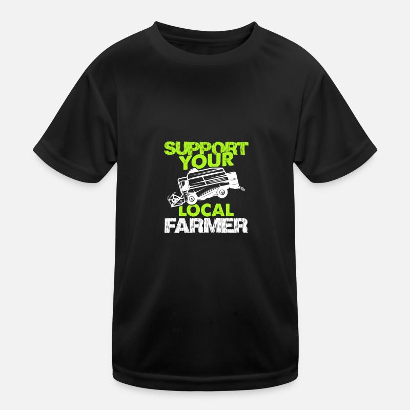 support farmer Kids Functional T-Shirt