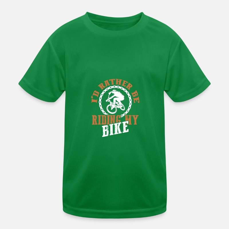 slogan vélo T-shirt sport Enfant