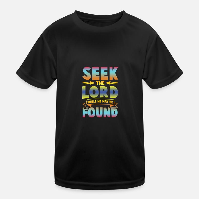 suche gott bibel Kinder Funktions-T-Shirt