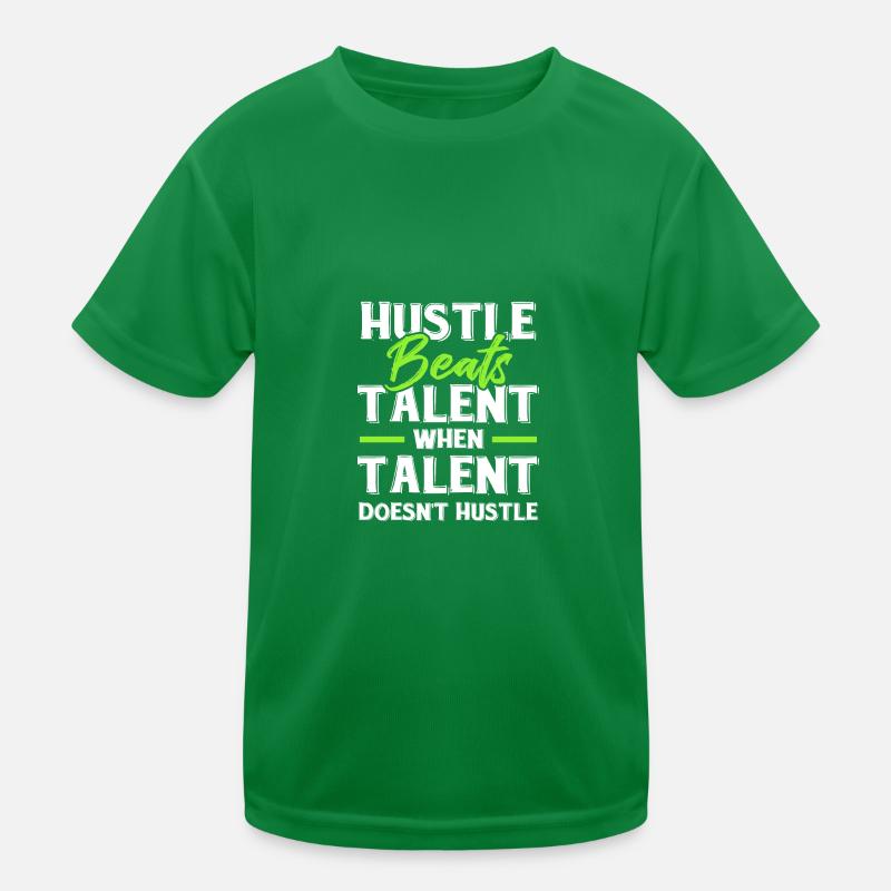 talento hustle Maglietta sportiva per bambini