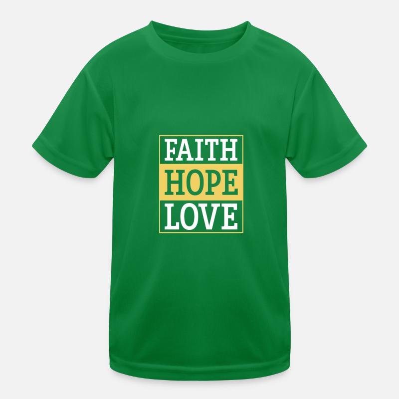 glaube hoffnung liebe Kinder Funktions-T-Shirt