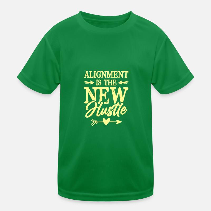 hustle spruch Kids Functional T-Shirt