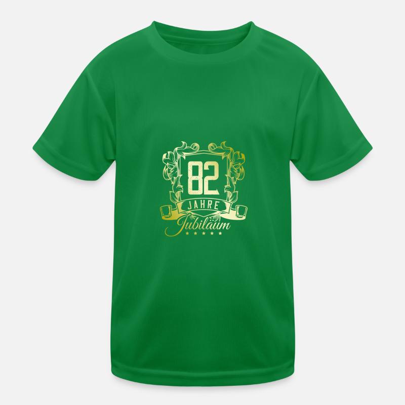 82 Zahl Wappen Kinder Funktions-T-Shirt
