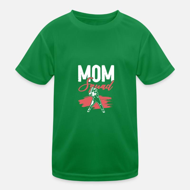 Équipe de maman de baseball T-shirt sport Enfant