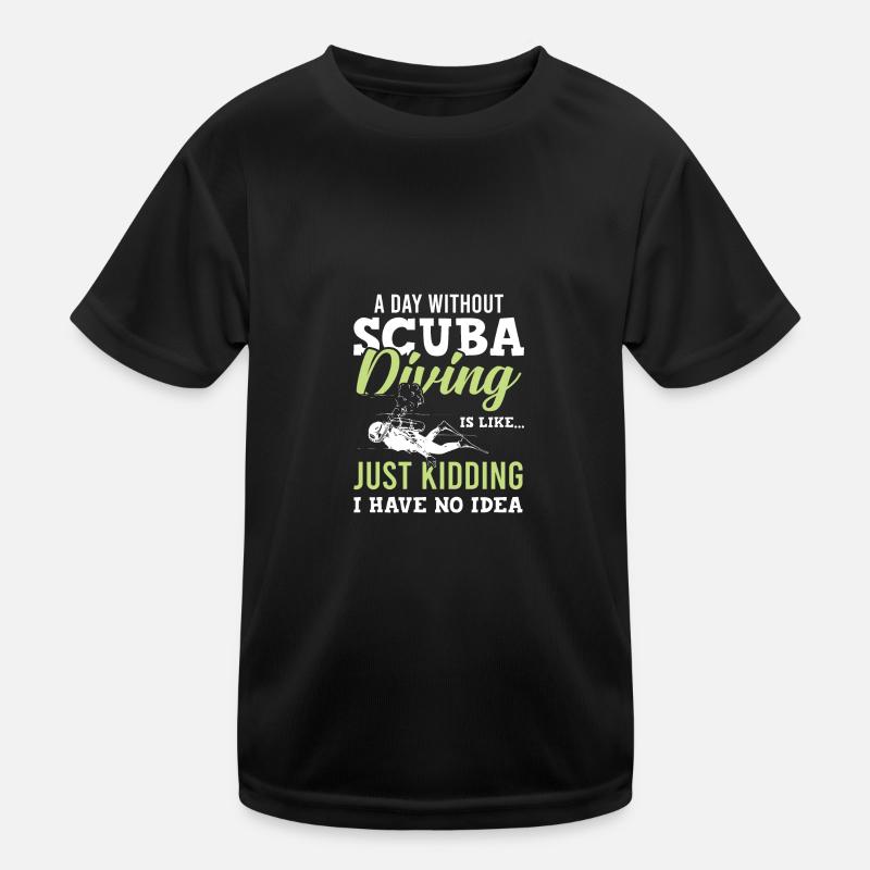Tauchen scuba diving Kinder Funktions-T-Shirt