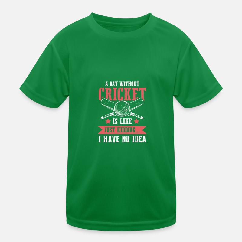 cricket team Kinder Funktions-T-Shirt