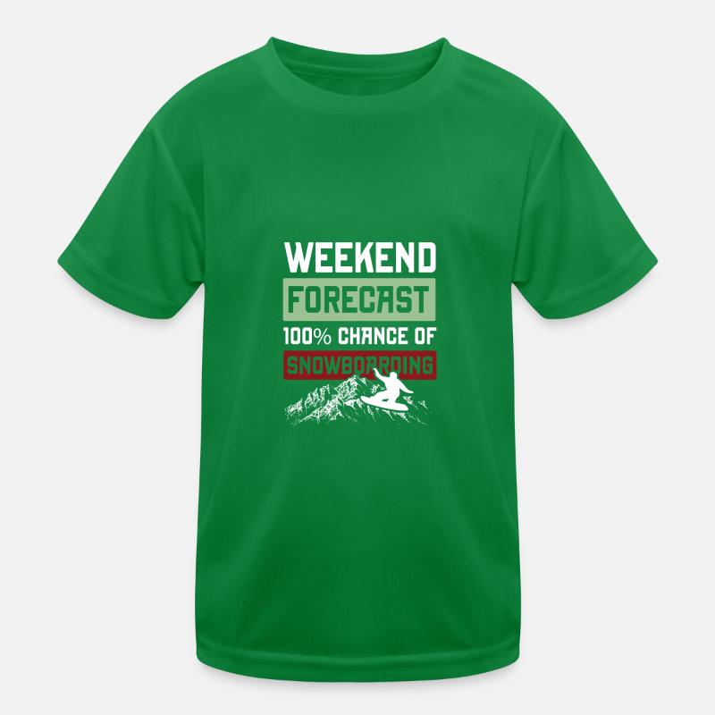 Week-end de snowboard T-shirt sport Enfant