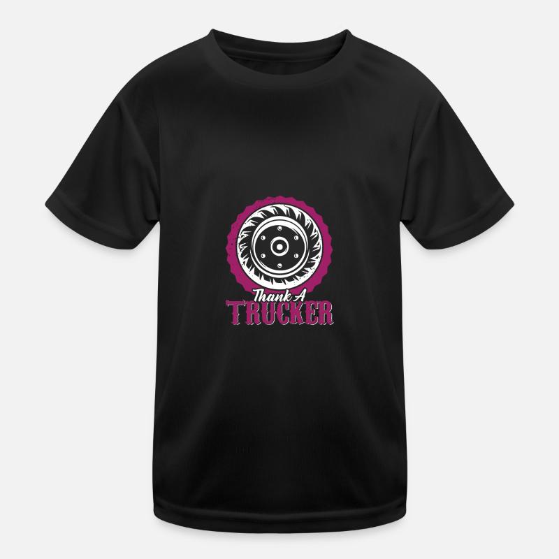 trucker spruch truck Kinder Funktions-T-Shirt