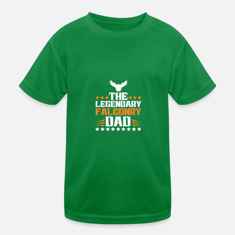 falknerei dad beizjagd Kinder Funktions-T-Shirt