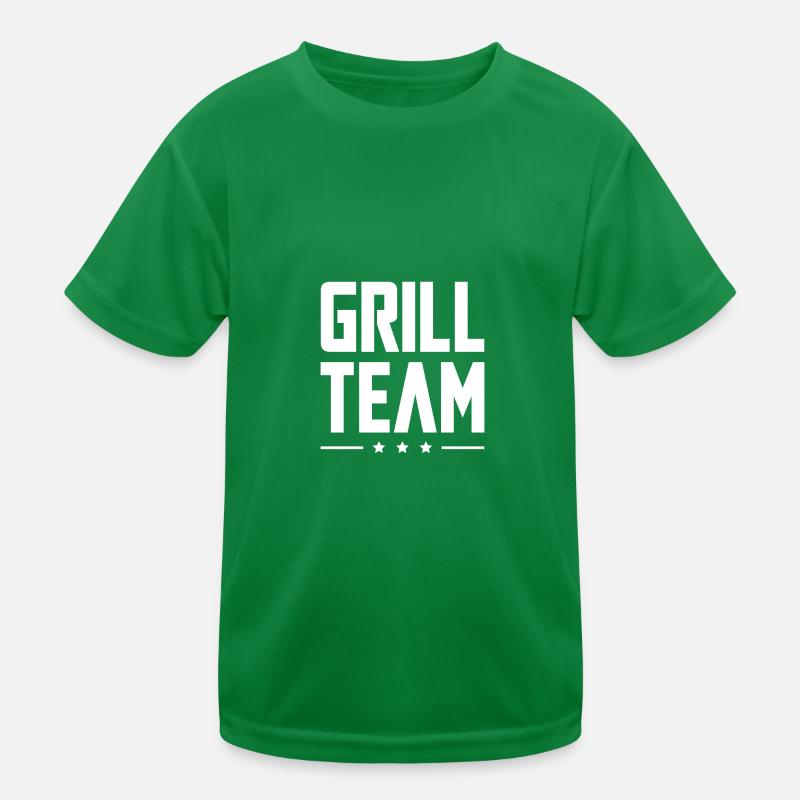Grill Team Kinder Funktions-T-Shirt