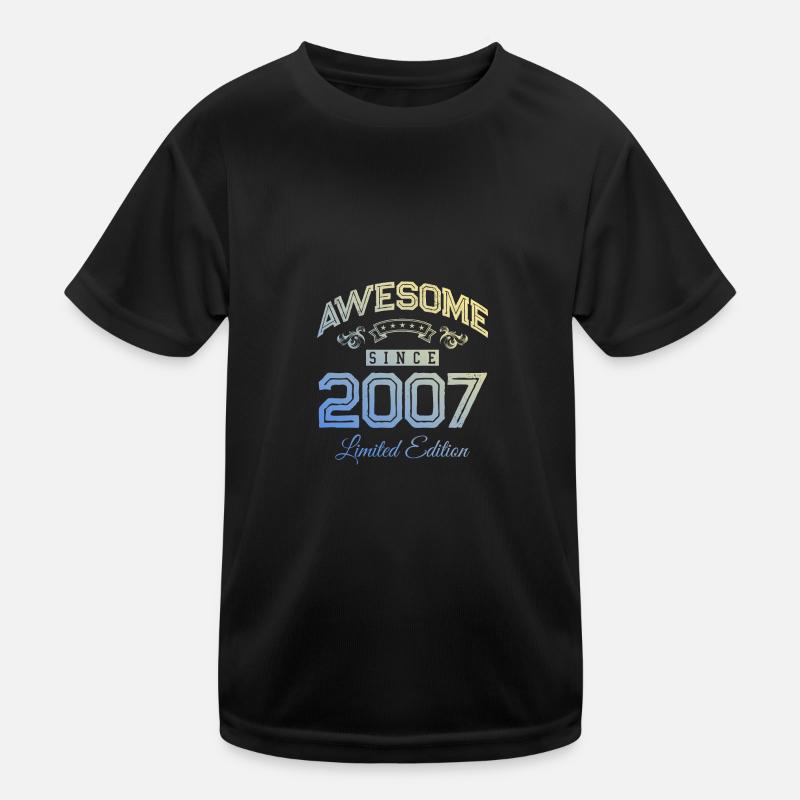 2007 awesome since Kinder Funktions-T-Shirt