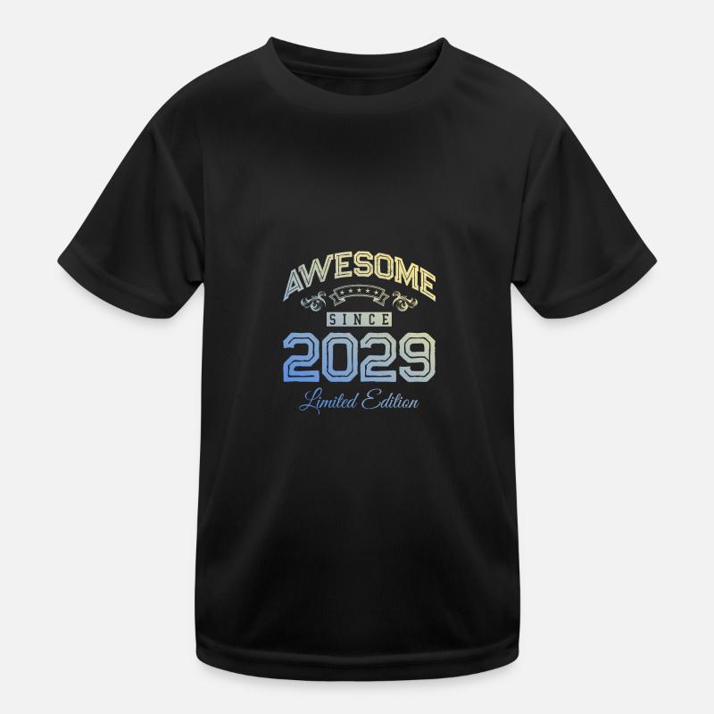2029 awesome since Kinder Funktions-T-Shirt