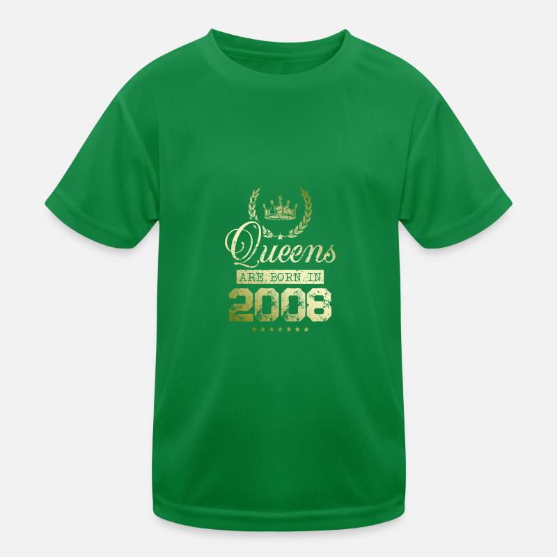 Queens born in 2008 Kinder Funktions-T-Shirt