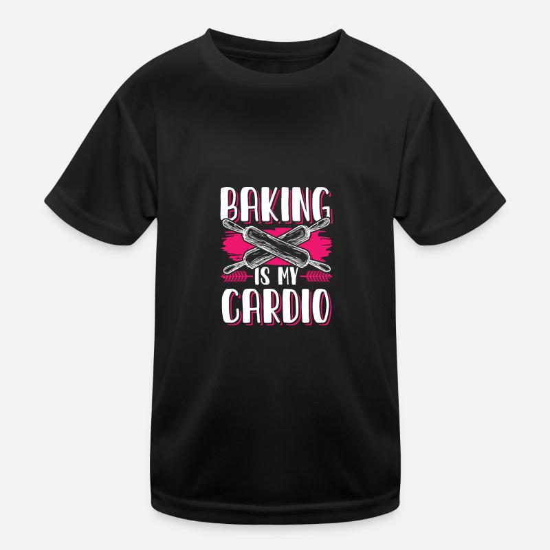 backen cardio Kinder Funktions-T-Shirt