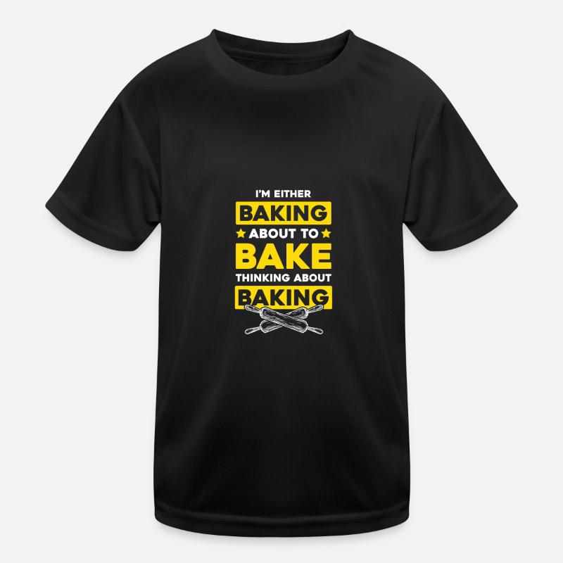 Baking Baker Kids Functional T-Shirt