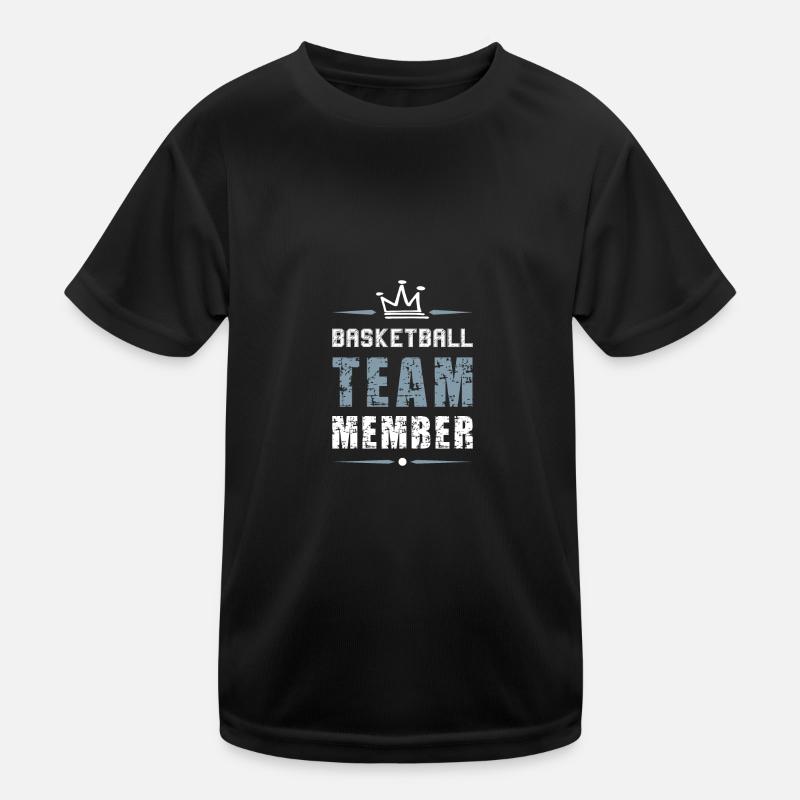Basketball Team Kids Functional T-Shirt