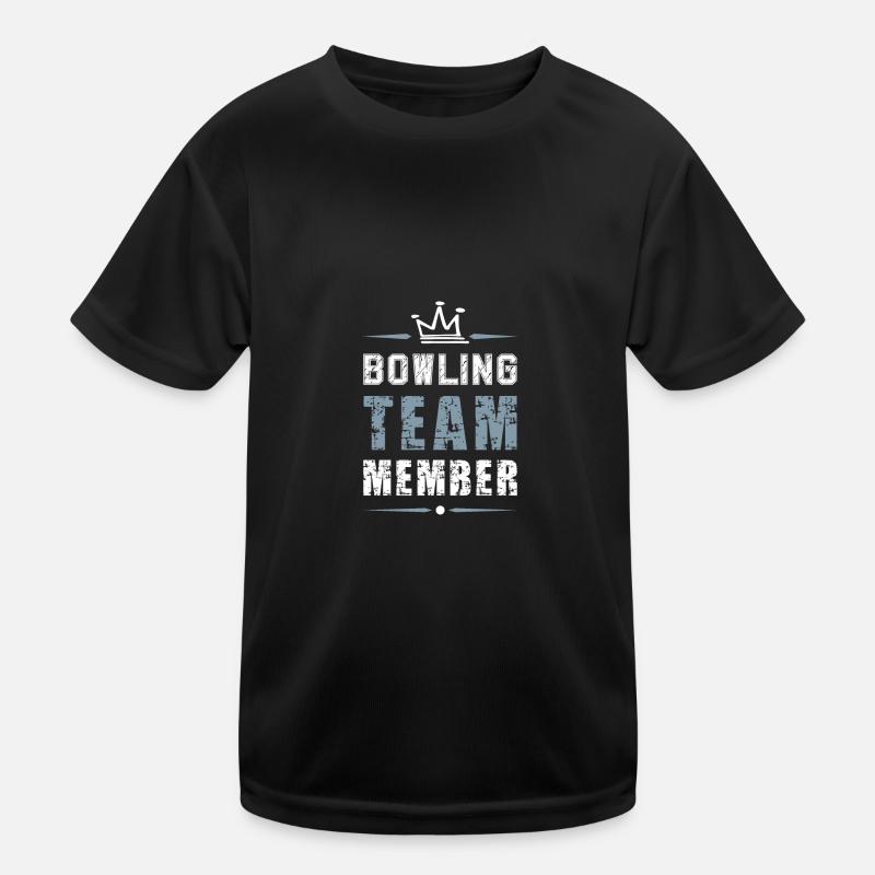 Bowling Team Kinder Funktions-T-Shirt
