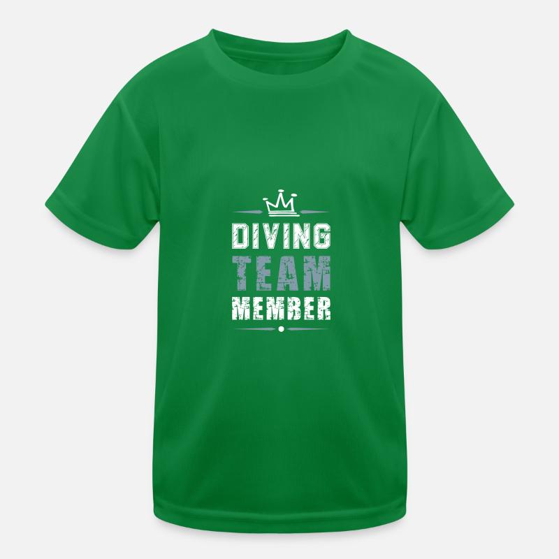 Équipe de plongée Plongée T-shirt sport Enfant