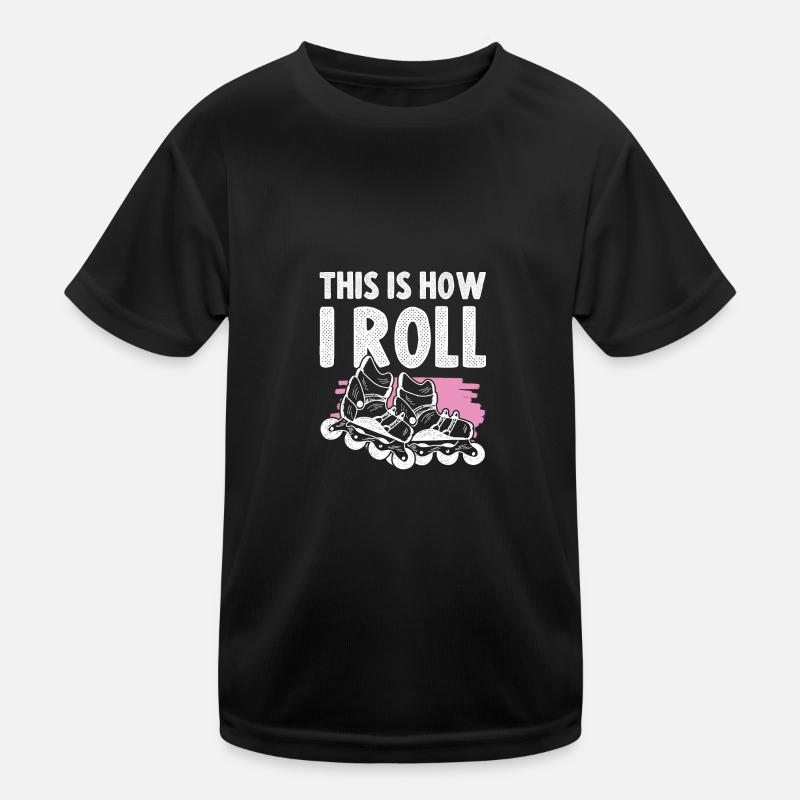 skater inline Kinder Funktions-T-Shirt