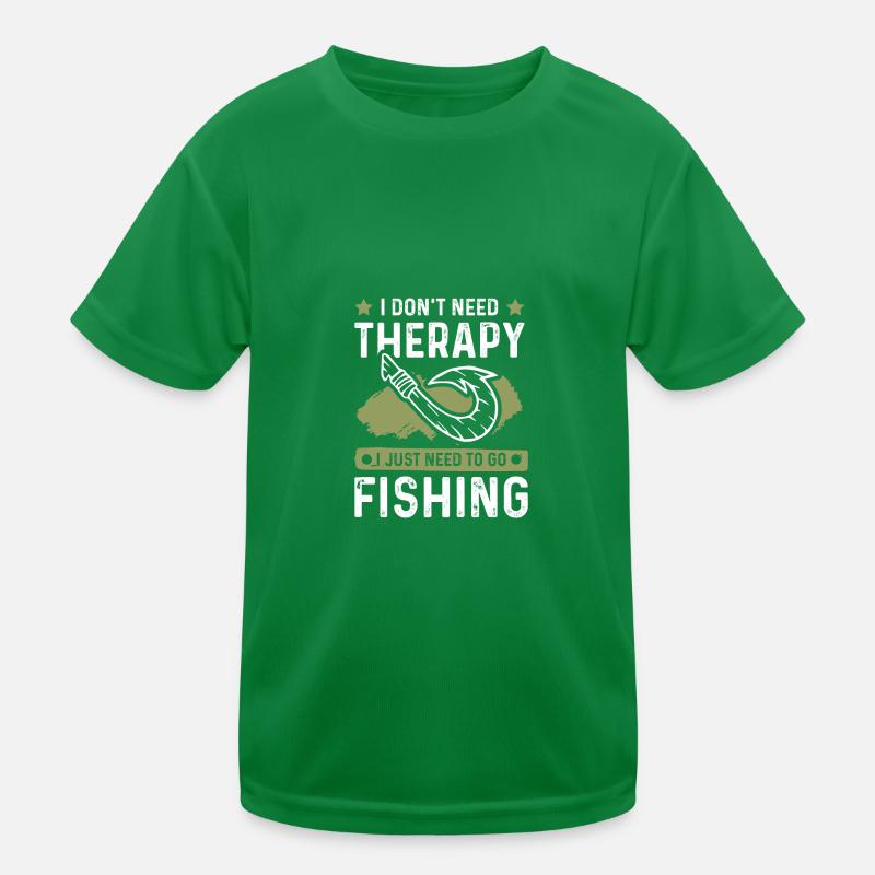 Thérapie de pêche T-shirt sport Enfant