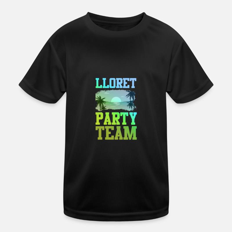 Lloret De Mar Party Team Kinder Funktions-T-Shirt