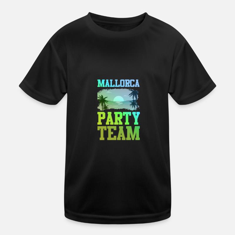 Mallorca Party Team Kids Functional T-Shirt