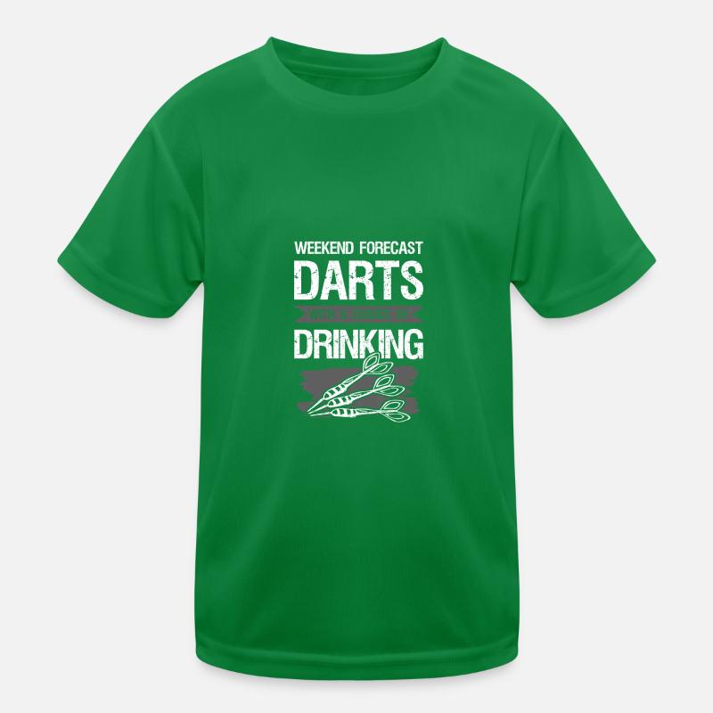 dart trinken Kinder Funktions-T-Shirt