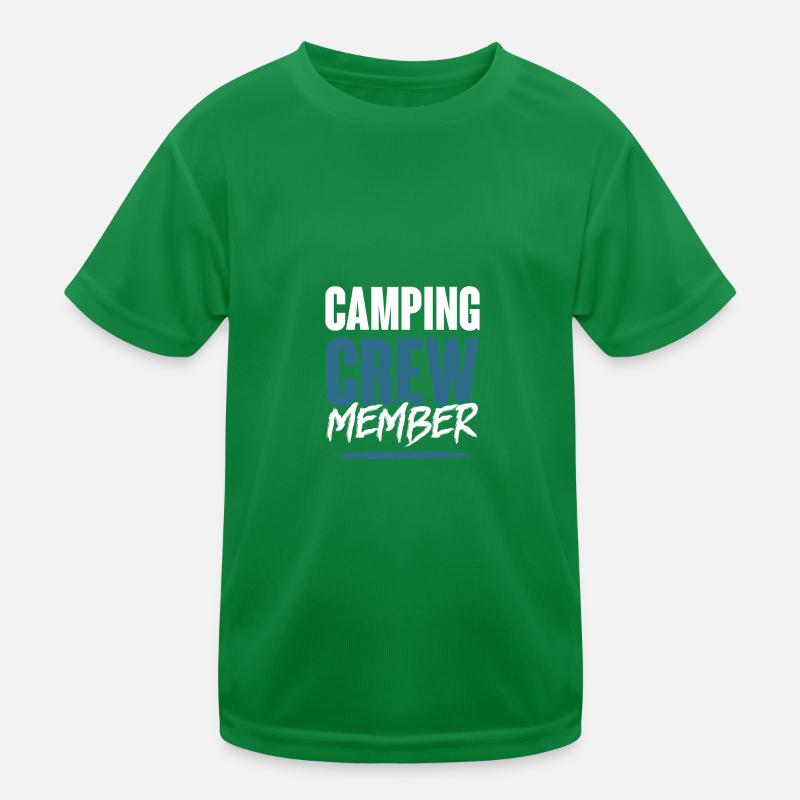 Camping Crew Kinder Funktions-T-Shirt