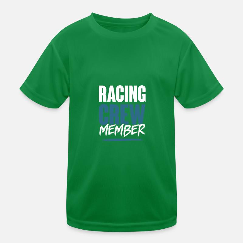 Racing Crew Kinder Funktions-T-Shirt