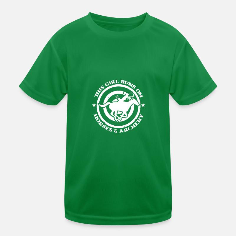 Tir à l’arc et équitation T-shirt sport Enfant