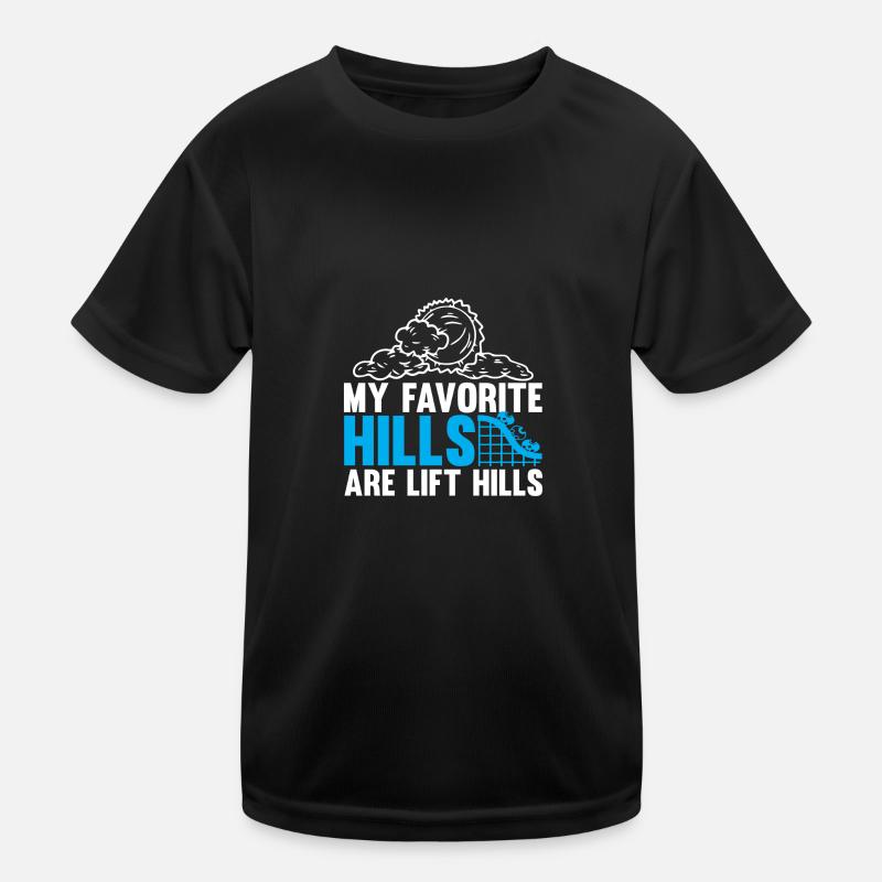 Roller Coaster Amusement Park Amusement Park Kids Functional T-Shirt