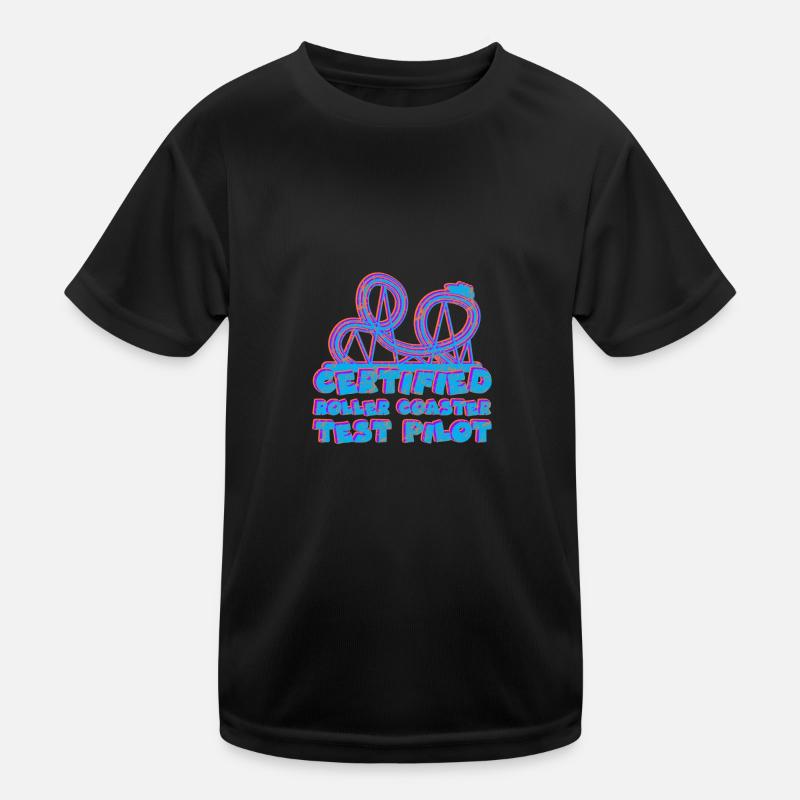Roller Coaster Amusement Park Amusement Park Kids Functional T-Shirt