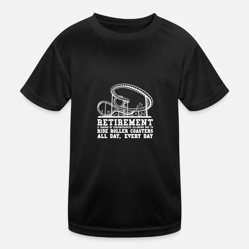 Roller Coaster Amusement Park Amusement Park Kids Functional T-Shirt