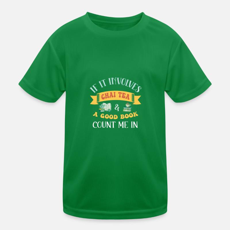 Chai Latte Tea Drink tea drinkers Kids Functional T-Shirt