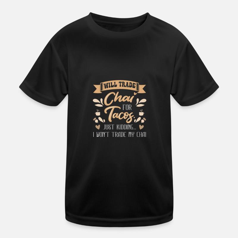 Chai Latte Tee trinken Teetrinker Kinder Funktions-T-Shirt