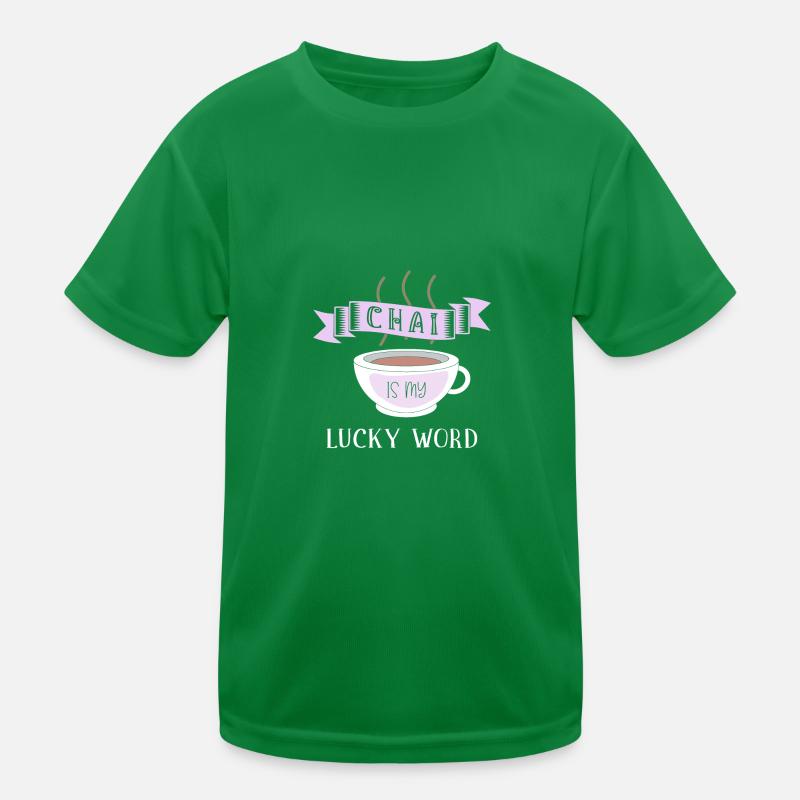 Chai Latte Tea Drink tea drinkers Kids Functional T-Shirt