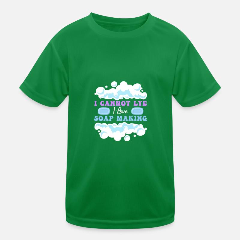 Soap Making Handmade soap Kids Functional T-Shirt