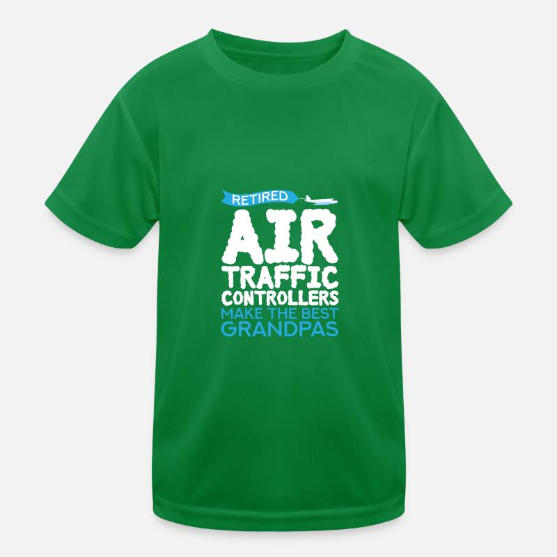 Air Traffic Controller Airport Tower Kids Functional T-Shirt