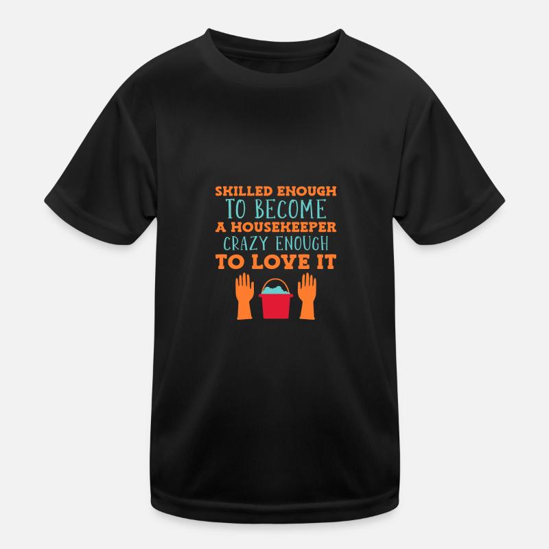 Femme de ménage Ménage T-shirt sport Enfant