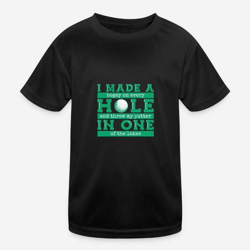 Golf Golfers Golfers Kids Functional T-Shirt