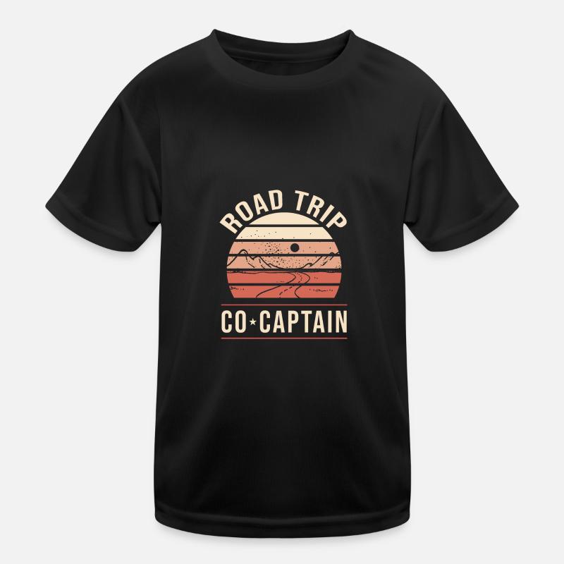 Road Trip - Kids Functional T-Shirt - black