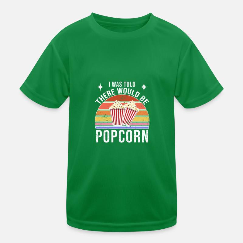 Popcorn Kinder Funktions-T-Shirt