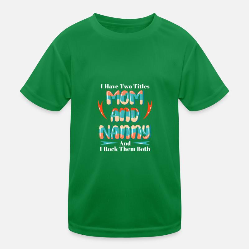 Nanny Babysitterin Tagesmutter Kinder Funktions-T-Shirt