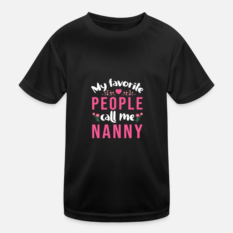 Nanny Babysitterin Tagesmutter Kinder Funktions-T-Shirt