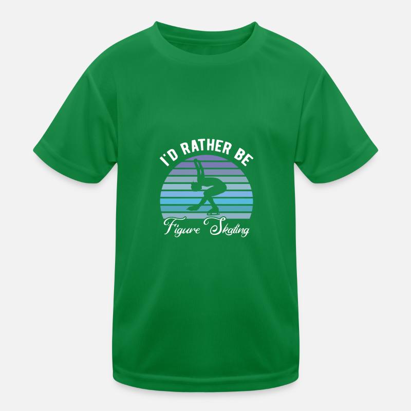 Figure skating Kids Functional T-Shirt